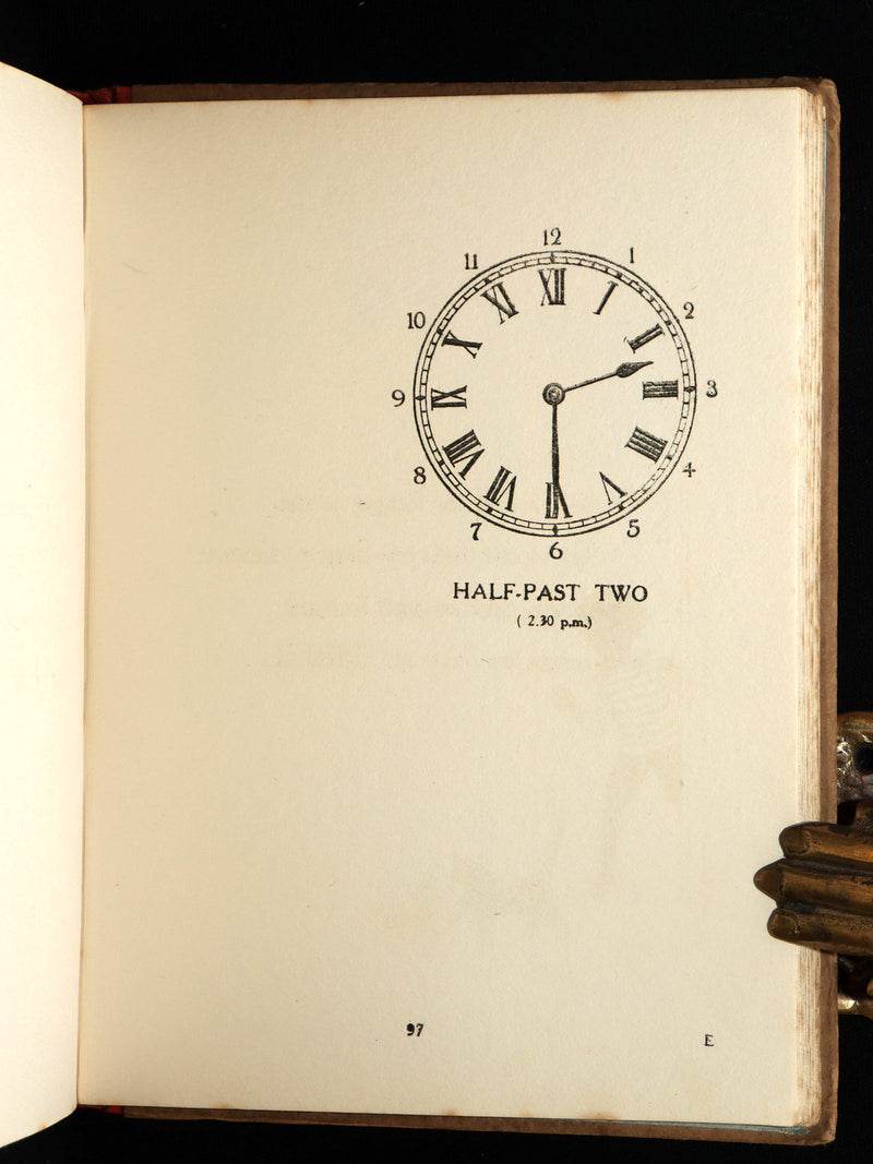 1920 Rare First Edition - The Book of the Clock by Margaret W. Tarrant