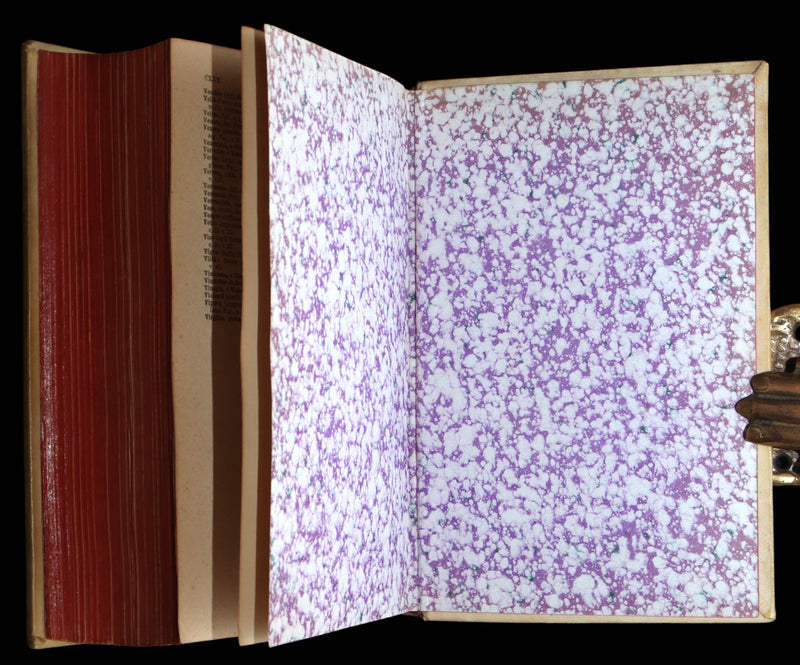 1879 Italian Vellum Book - La Divina Commedia, Divine Comedy by Dante Alighieri