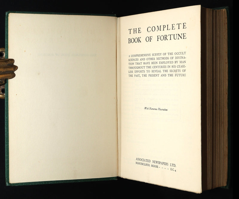 1935 Rare Book - The Complete Book of Fortune and Other Methods Of Divination