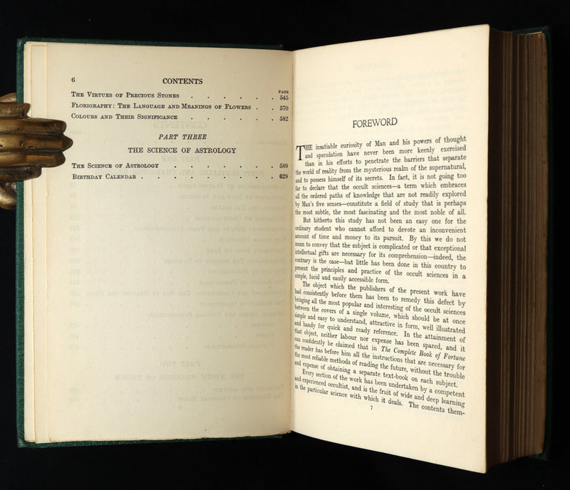 1935 Rare Book - The Complete Book of Fortune and Other Methods Of Divination