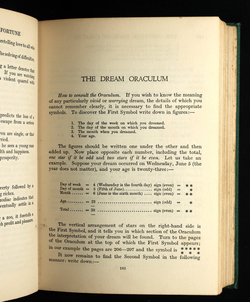 1935 Rare Book - The Complete Book of Fortune and Other Methods Of Divination