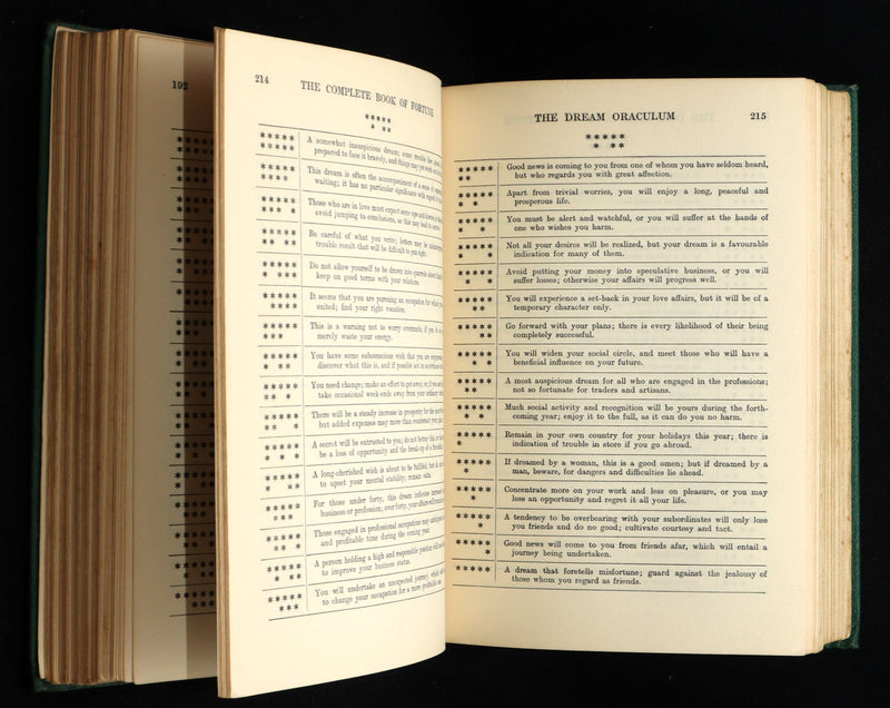 1935 Rare Book - The Complete Book of Fortune and Other Methods Of Divination