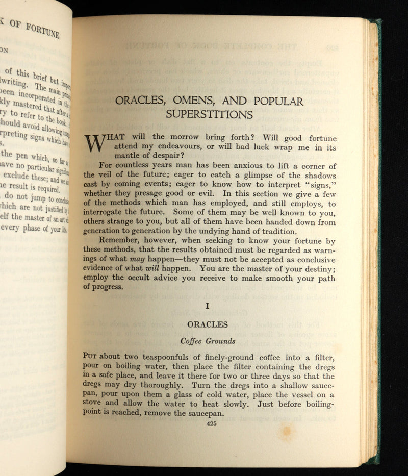 1935 Rare Book - The Complete Book of Fortune and Other Methods Of Divination