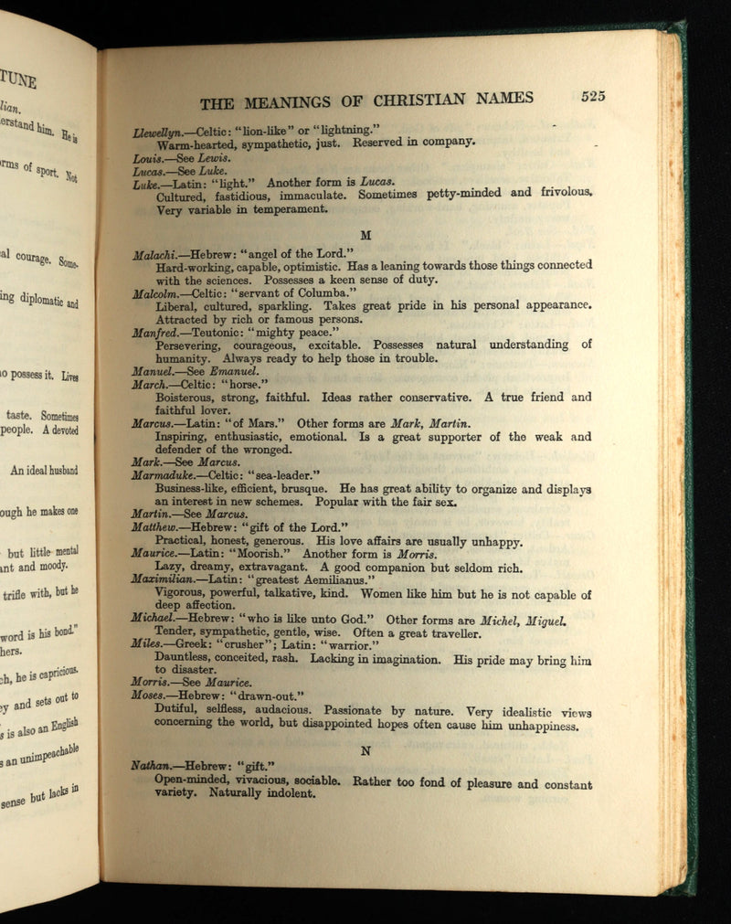 1935 Rare Book - The Complete Book of Fortune and Other Methods Of Divination