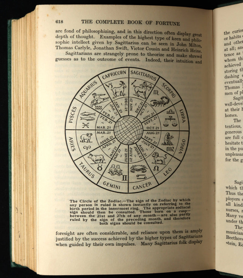 1935 Rare Book - The Complete Book of Fortune and Other Methods Of Divination