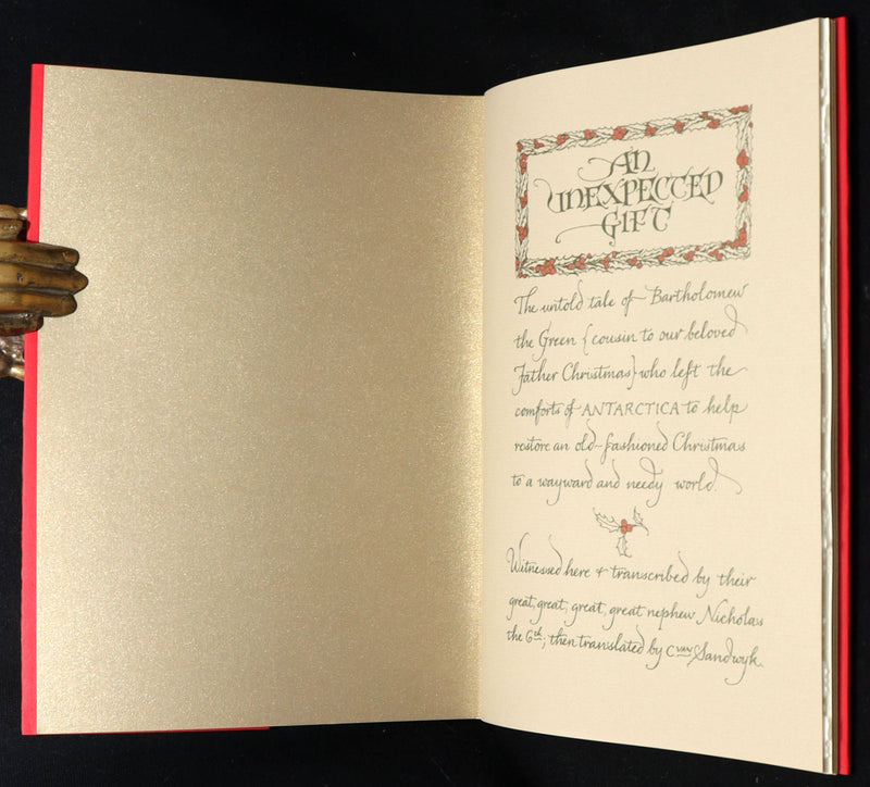2013 Rare 1stED - An Unexpected Gift, A Christmas Tale by Charles van Sandwyk