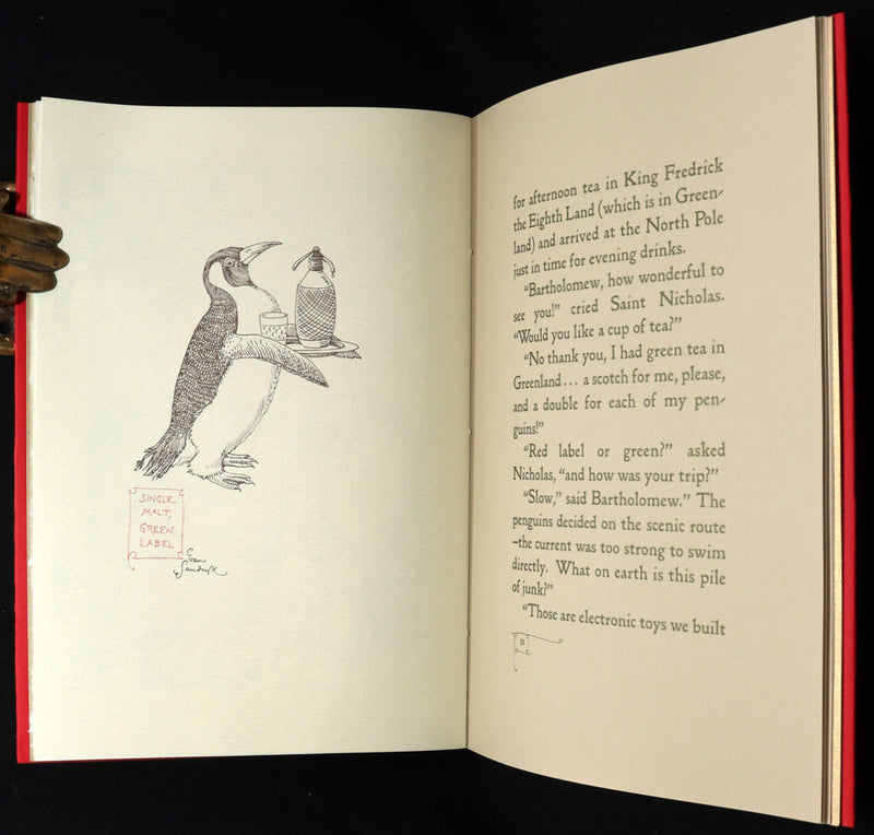 2013 Rare 1stED - An Unexpected Gift, A Christmas Tale by Charles van Sandwyk
