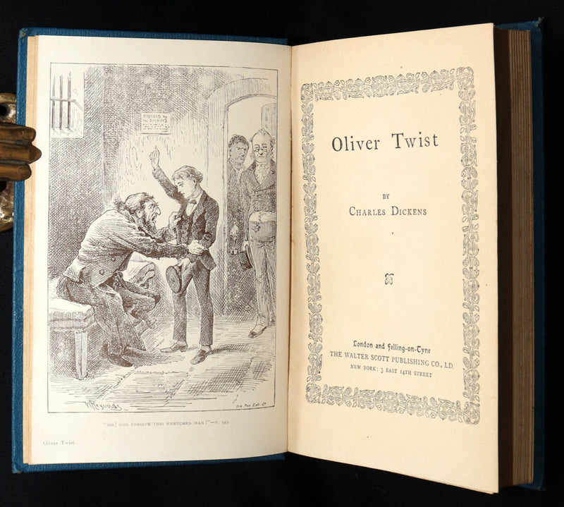 1914 Rare Book - Oliver Twist by Charles Dickens