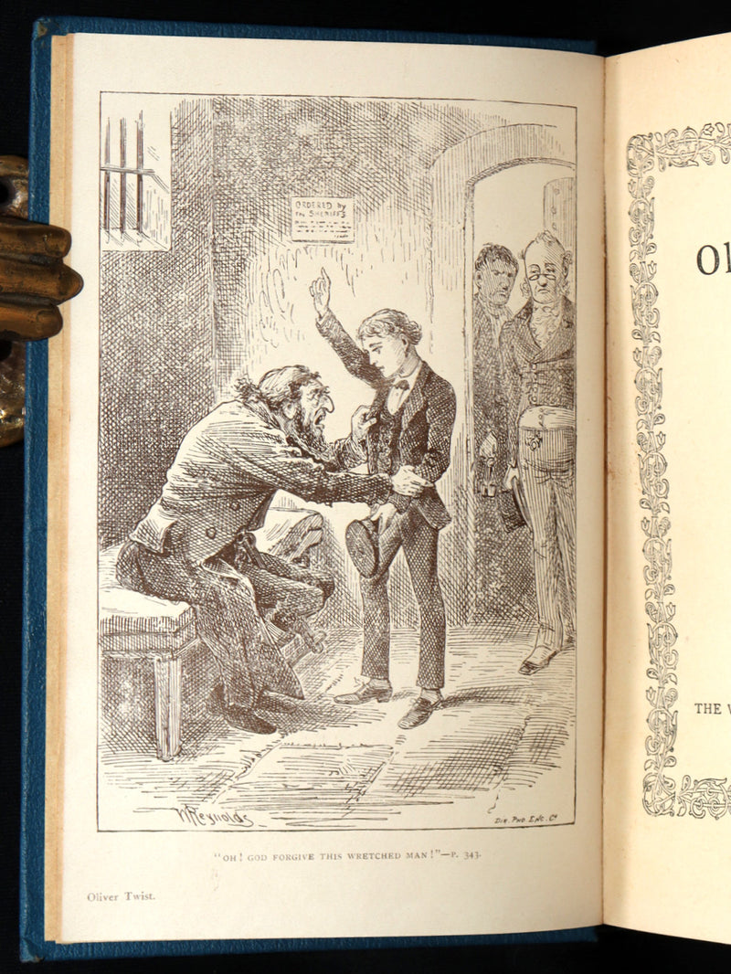 1914 Rare Book - Oliver Twist by Charles Dickens