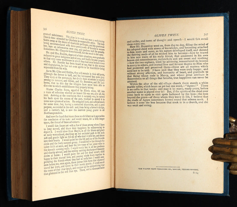 1914 Rare Book - Oliver Twist by Charles Dickens