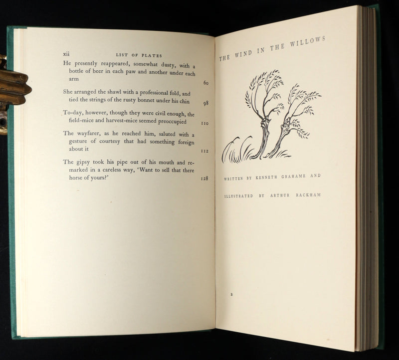 1950 First UK Arthur Rackham Illustrated Edition - The Wind in the Willows