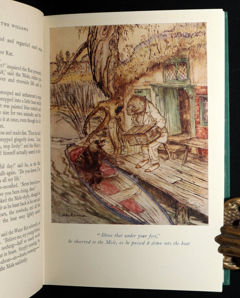 1950 First UK Arthur Rackham Illustrated Edition - The Wind in the Willows