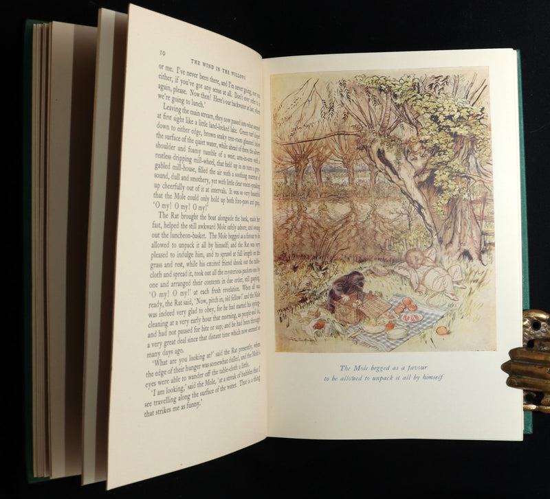 1950 First UK Arthur Rackham Illustrated Edition - The Wind in the Willows