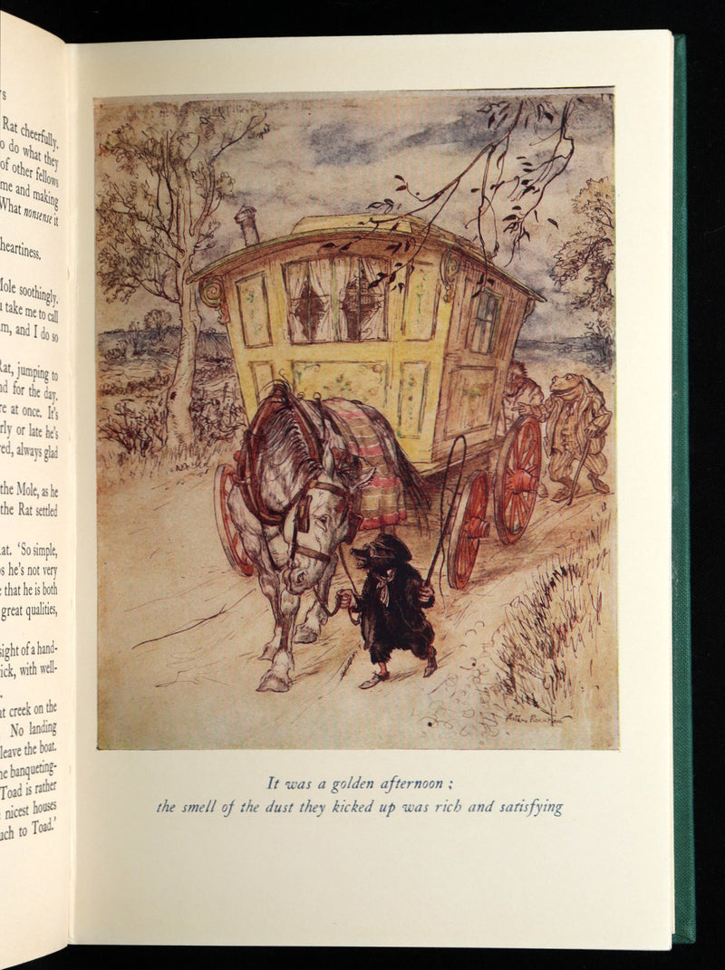 1950 First UK Arthur Rackham Illustrated Edition - The Wind in the Willows