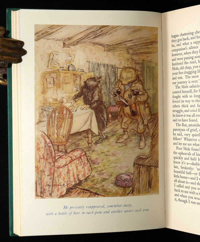 1950 First UK Arthur Rackham Illustrated Edition - The Wind in the Willows