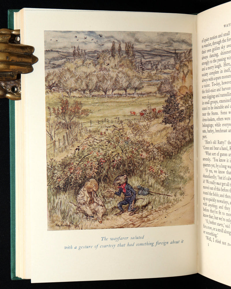 1950 First UK Arthur Rackham Illustrated Edition - The Wind in the Willows