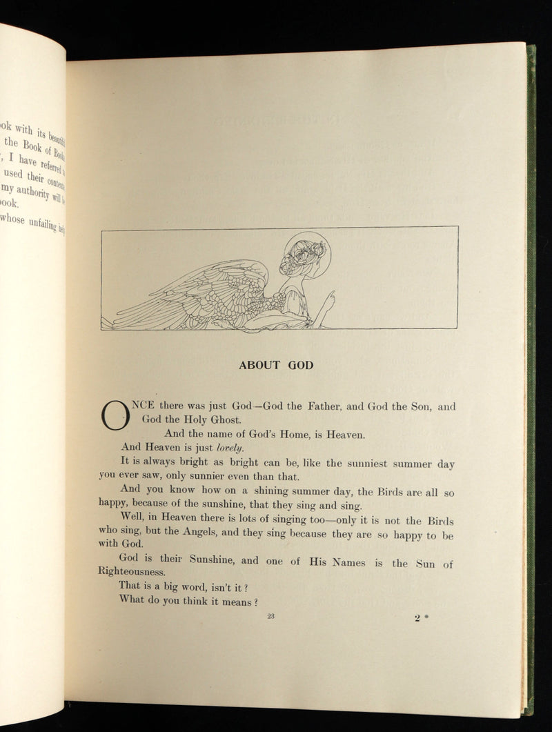 1913 Rare Book - In the Beginning, Genesis, Illustrated by Charles Robinson
