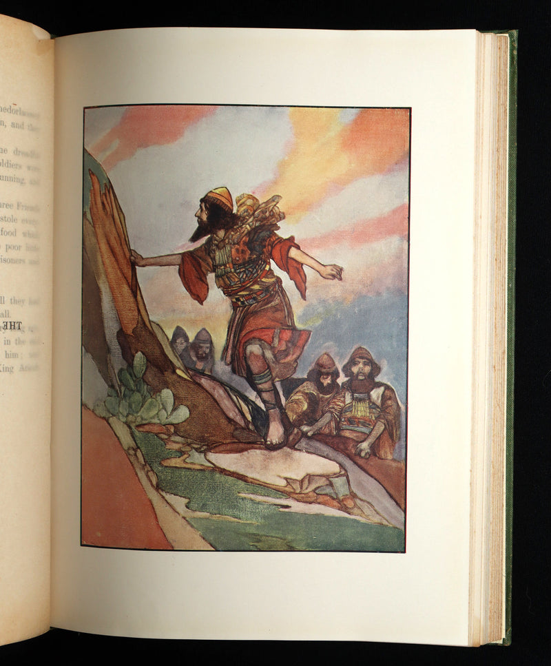 1913 Rare Book - In the Beginning, Genesis, Illustrated by Charles Robinson