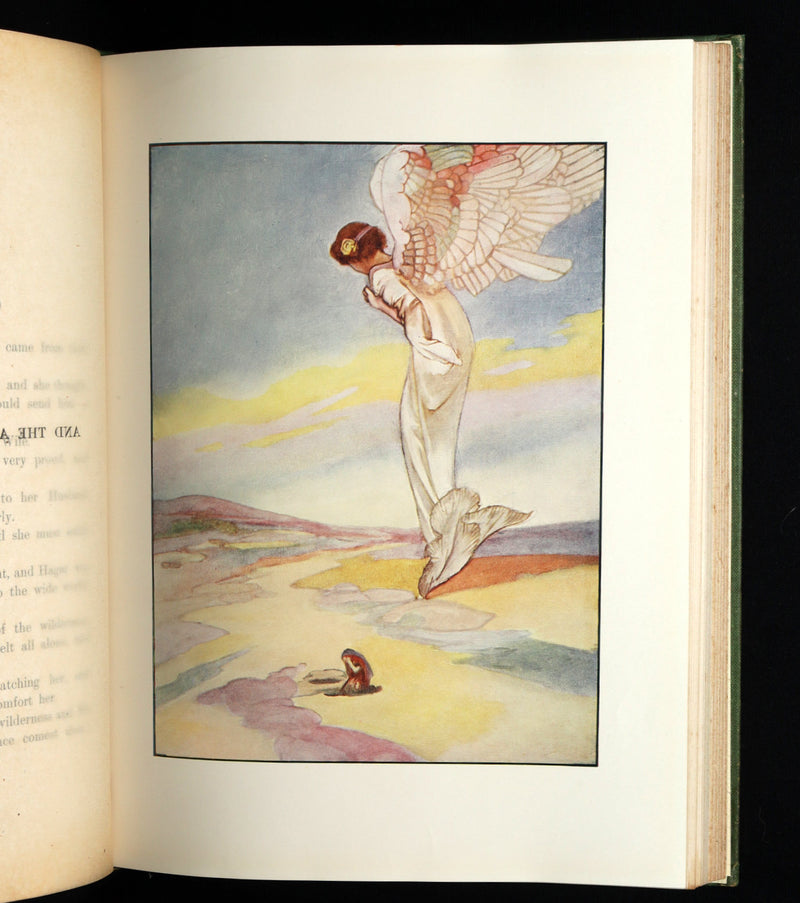 1913 Rare Book - In the Beginning, Genesis, Illustrated by Charles Robinson