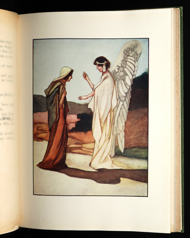 1913 Rare Book - In the Beginning, Genesis, Illustrated by Charles Robinson