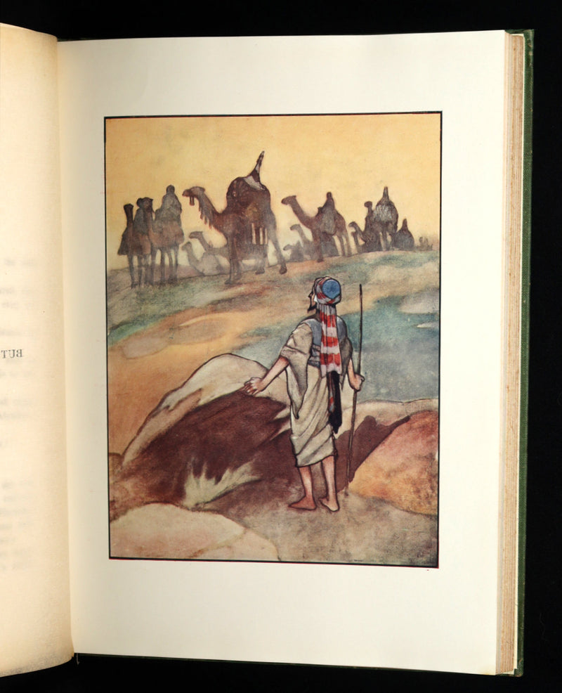 1913 Rare Book - In the Beginning, Genesis, Illustrated by Charles Robinson
