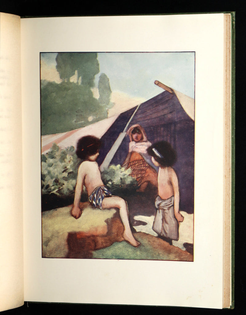 1913 Rare Book - In the Beginning, Genesis, Illustrated by Charles Robinson