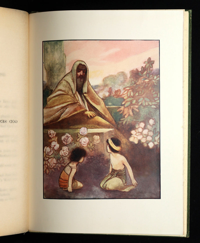 1913 Rare Book - In the Beginning, Genesis, Illustrated by Charles Robinson