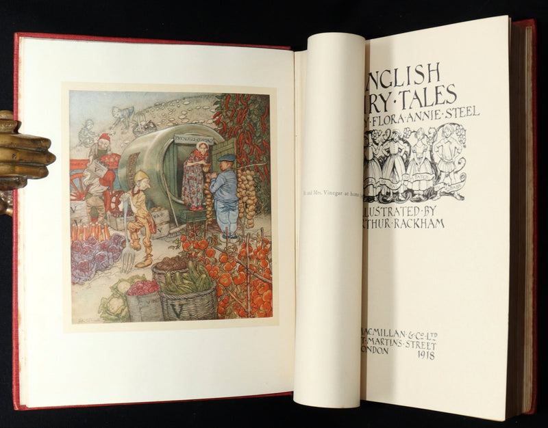 1918 Rare First Edition - English Fairy Tales illustrated by Arthur Rackham