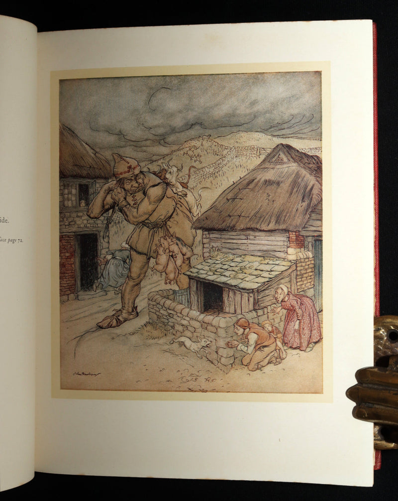 1918 Rare First Edition - English Fairy Tales illustrated by Arthur Rackham