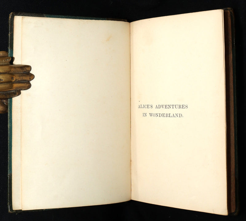 1872 Rare Early Edition - Alice's Adventures in Wonderland by Lewis Carroll