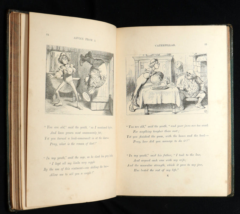 1872 Rare Early Edition - Alice's Adventures in Wonderland by Lewis Carroll
