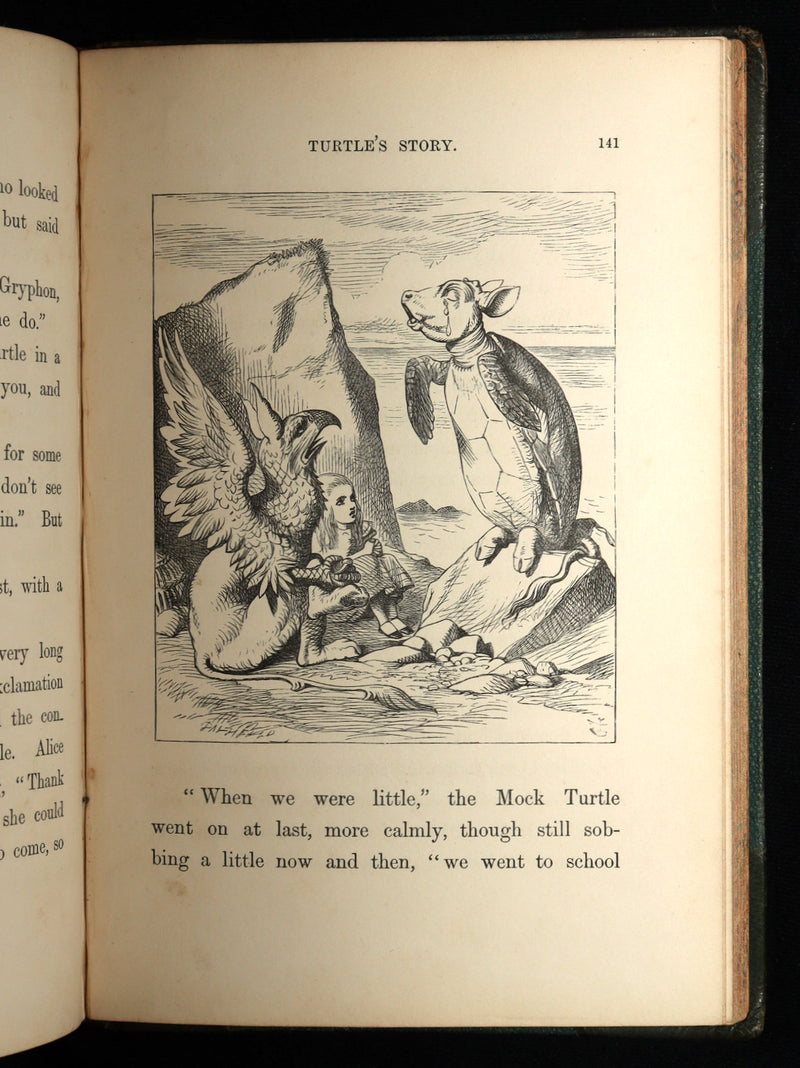 1872 Rare Early Edition - Alice's Adventures in Wonderland by Lewis Carroll