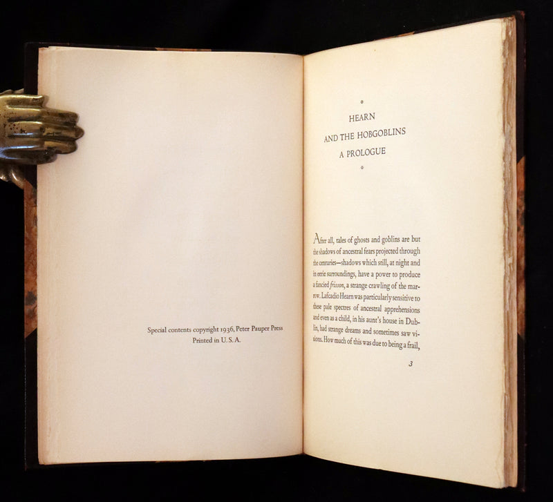 1936  Scarce Limited First Edition - Japanese Fairy Tales by Lafcadio Hearn, illustrated by Valenti Angelo.