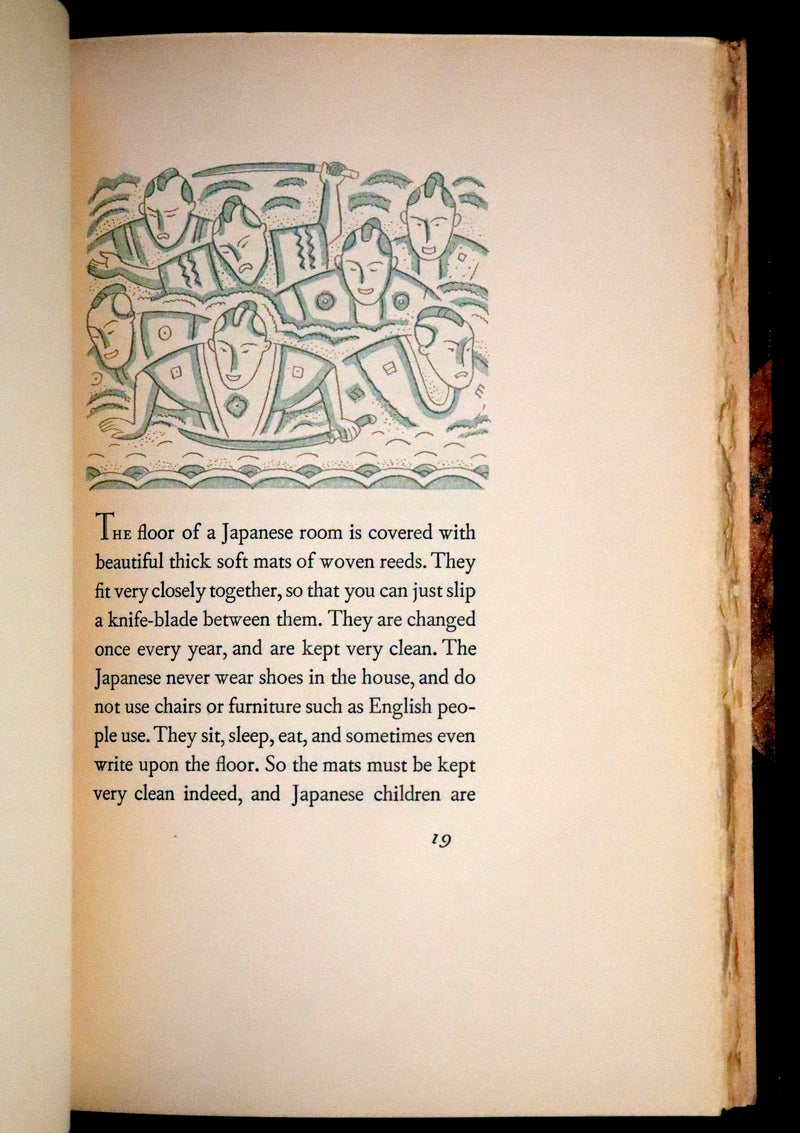 1936  Scarce Limited First Edition - Japanese Fairy Tales by Lafcadio Hearn, illustrated by Valenti Angelo.