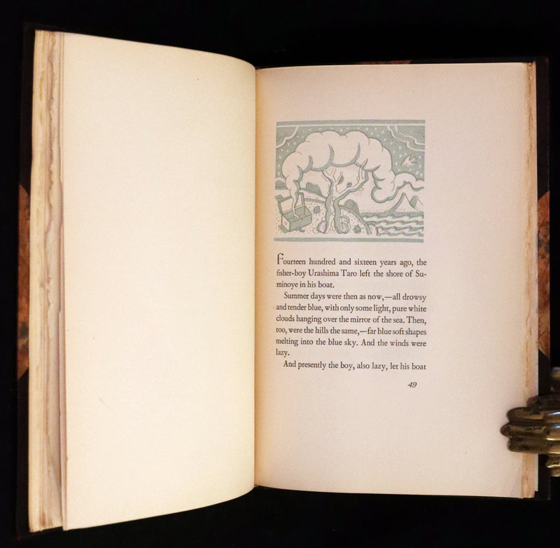 1936  Scarce Limited First Edition - Japanese Fairy Tales by Lafcadio Hearn, illustrated by Valenti Angelo.