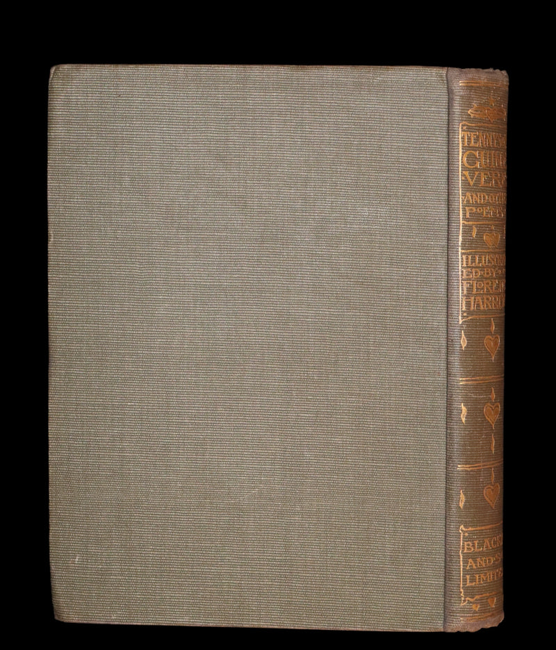 1912 Rare First Edition - Tennyson's GUINEVERE Illustrated by Pre-Raphaelite FLORENCE HARRISON.