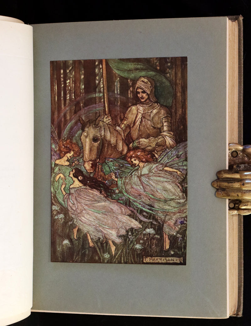 1912 Rare First Edition - Tennyson's GUINEVERE Illustrated by Pre-Raphaelite FLORENCE HARRISON.