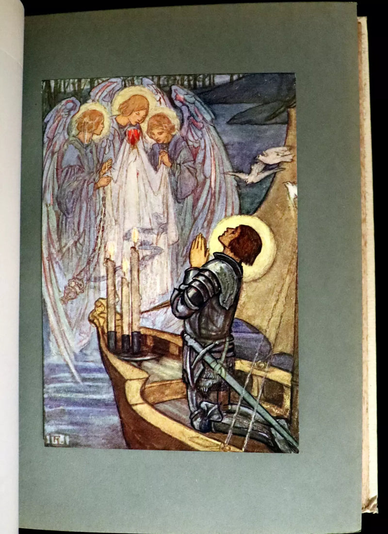 1912 Rare First Edition - Tennyson's GUINEVERE Illustrated by Pre-Raphaelite FLORENCE HARRISON.