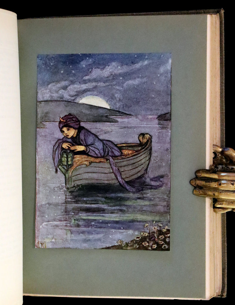 1912 Rare First Edition - Tennyson's GUINEVERE Illustrated by Pre-Raphaelite FLORENCE HARRISON.