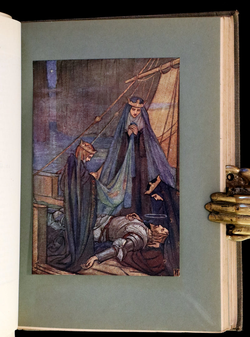 1912 Rare First Edition - Tennyson's GUINEVERE Illustrated by Pre-Raphaelite FLORENCE HARRISON.