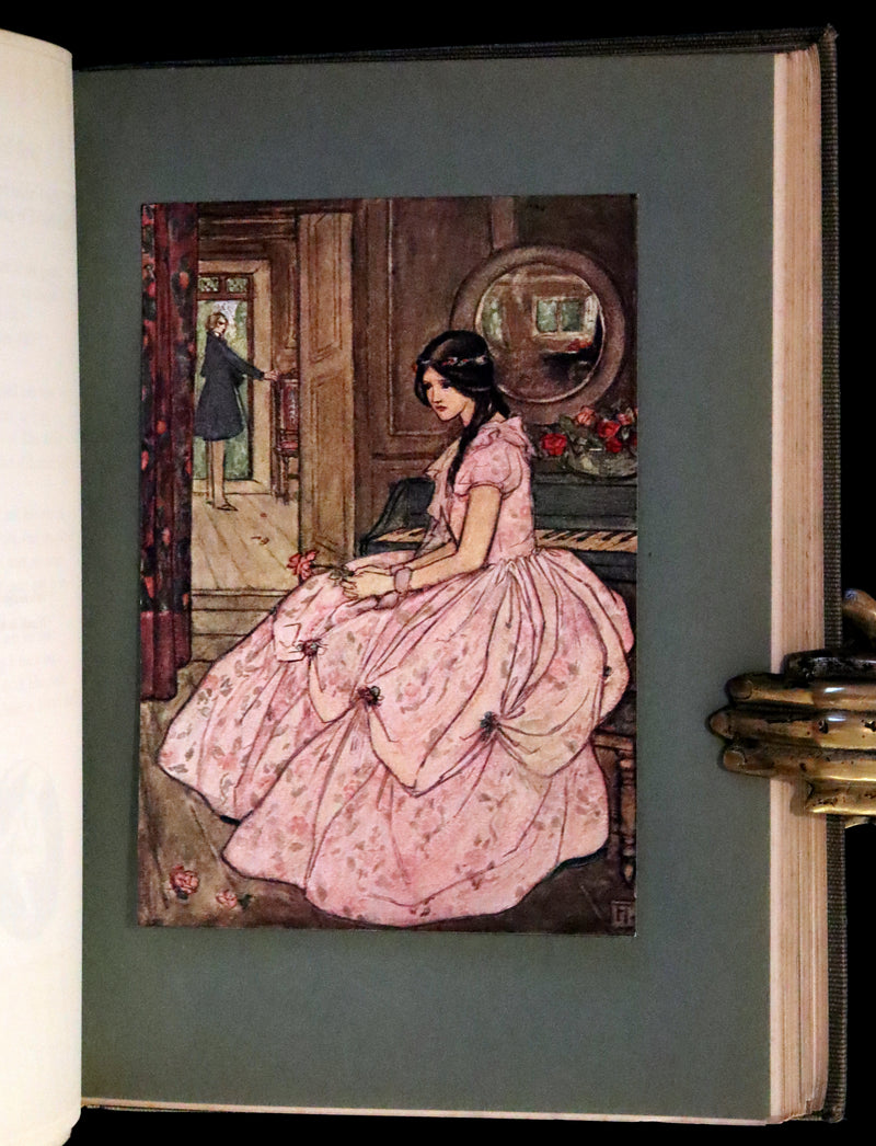 1912 Rare First Edition - Tennyson's GUINEVERE Illustrated by Pre-Raphaelite FLORENCE HARRISON.