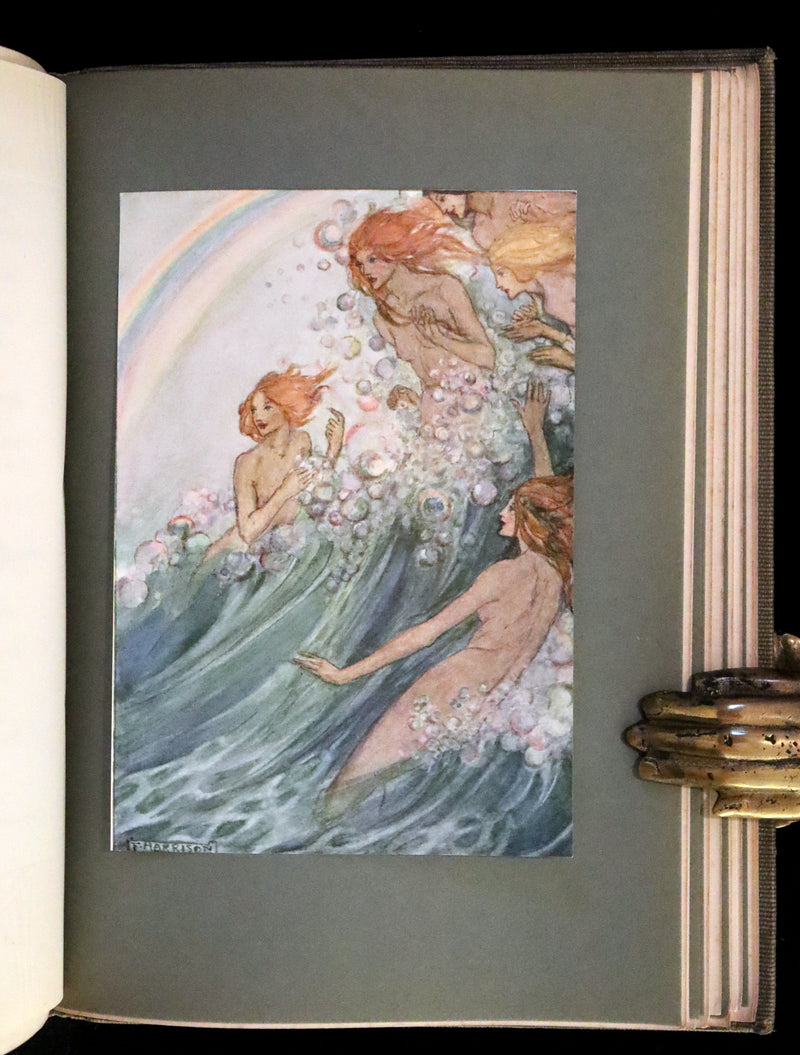 1912 Rare First Edition - Tennyson's GUINEVERE Illustrated by Pre-Raphaelite FLORENCE HARRISON.