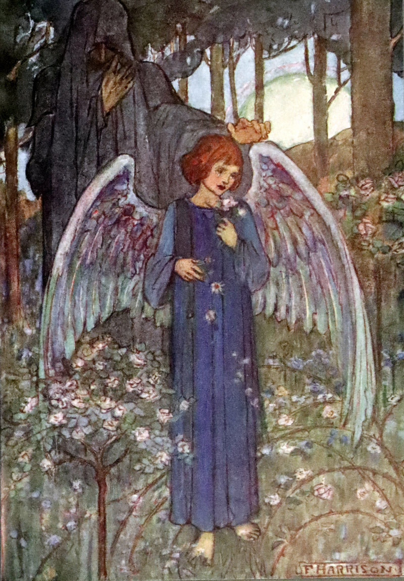 1912 Rare First Edition - Tennyson's GUINEVERE Illustrated by Pre-Raphaelite FLORENCE HARRISON.