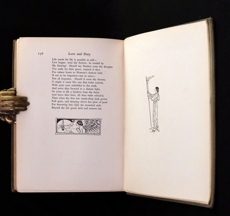 1912 Rare First Edition - Tennyson's GUINEVERE Illustrated by Pre-Raphaelite FLORENCE HARRISON.
