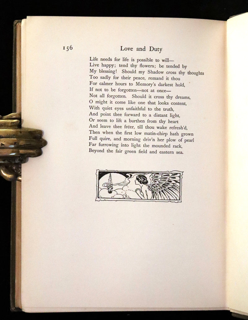 1912 Rare First Edition - Tennyson's GUINEVERE Illustrated by Pre-Raphaelite FLORENCE HARRISON.
