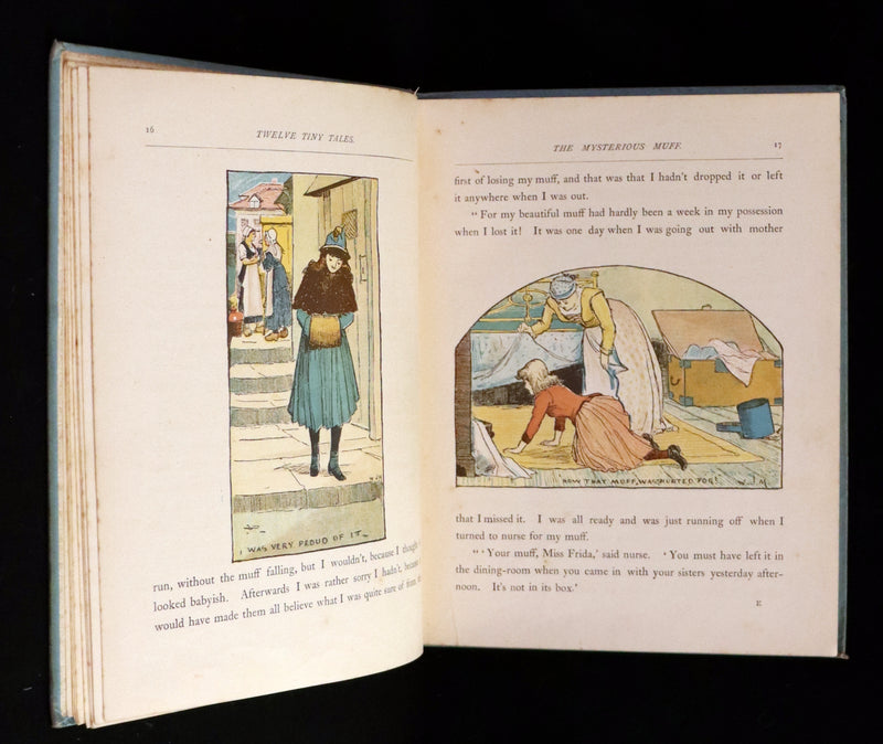 1890 Scarce First Edition - Twelve Tiny Tales  by Mary Louisa Molesworth illustrated by W.J.M.