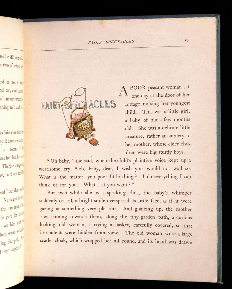 1890 Scarce First Edition - Twelve Tiny Tales  by Mary Louisa Molesworth illustrated by W.J.M.