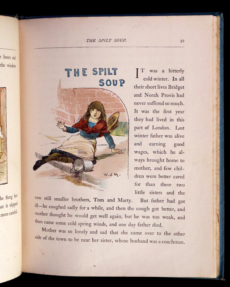 1890 Scarce First Edition - Twelve Tiny Tales  by Mary Louisa Molesworth illustrated by W.J.M.