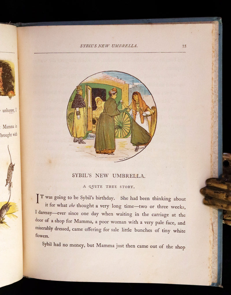 1890 Scarce First Edition - Twelve Tiny Tales  by Mary Louisa Molesworth illustrated by W.J.M.