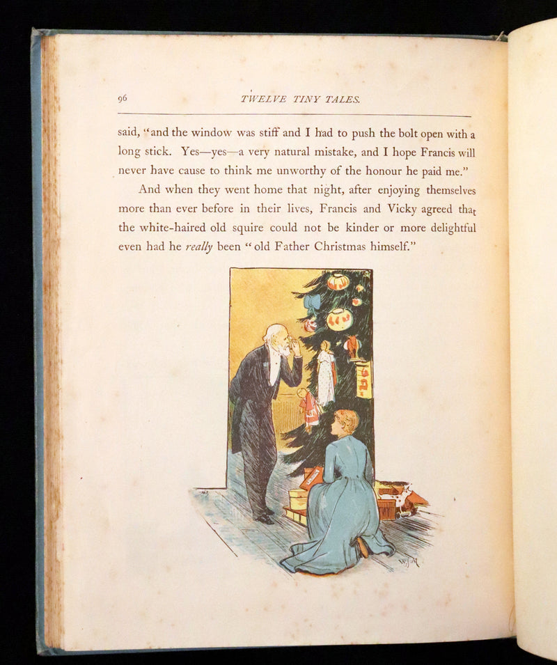 1890 Scarce First Edition - Twelve Tiny Tales  by Mary Louisa Molesworth illustrated by W.J.M.